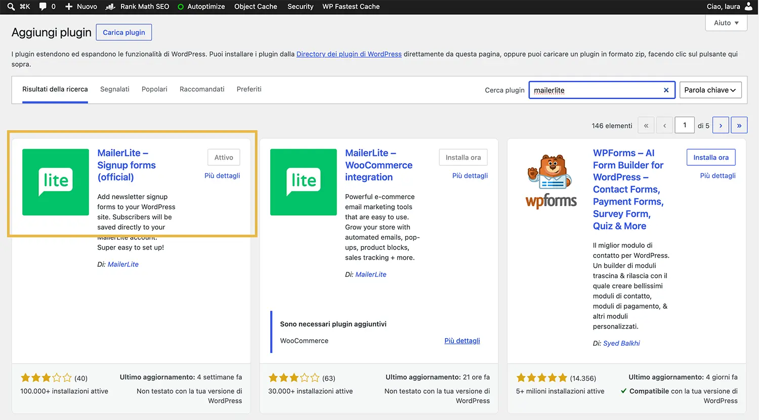 Mailerlite Wordpress - Plugin ufficiale